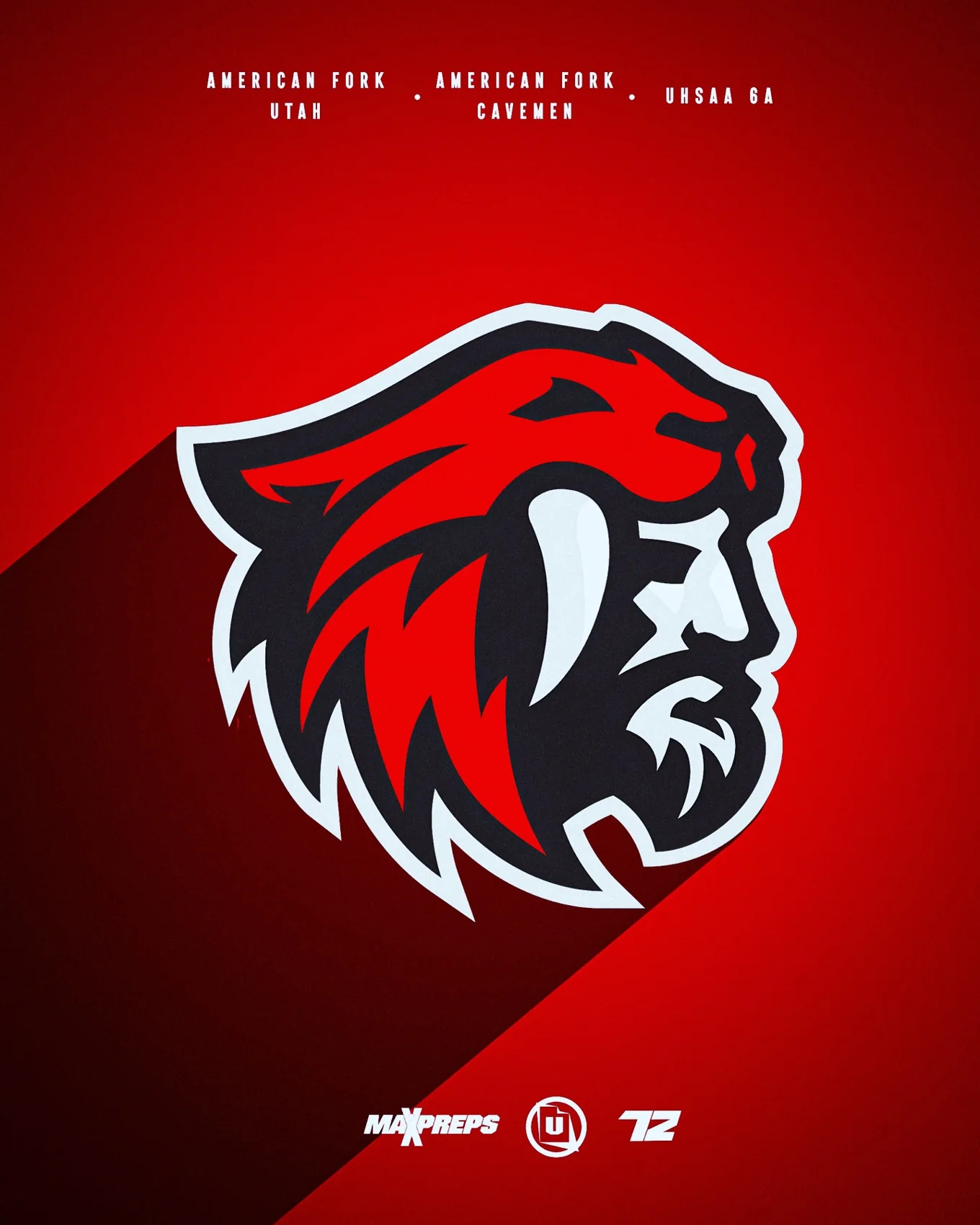 American Fork team identity poster